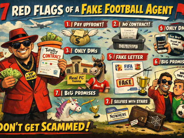 7 Red Flags of a Fake Football Agent – How to Protect Your Career