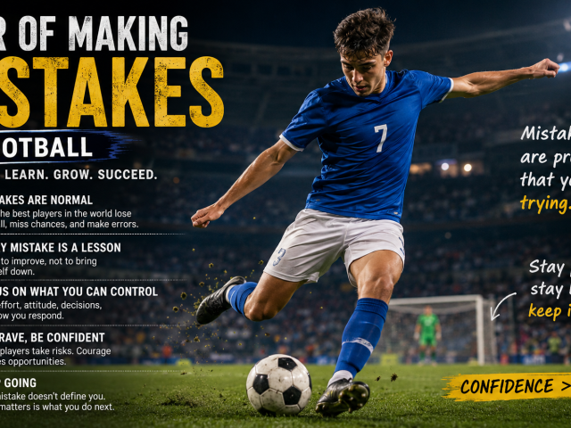 Fear of Making Mistakes in Football: How to Play With Confidence and Perform at Your Best